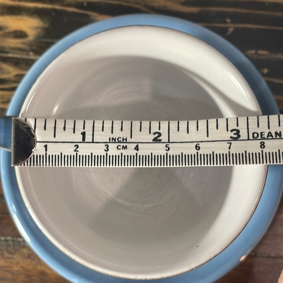 Set of 3 footed vintage Denby cups and saucers - Picture 9 of 10